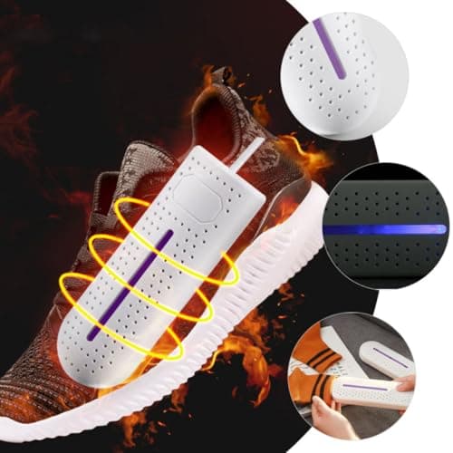 Vaguelly Portable Boot Dryer Shoe Drying Machine ABS White for Travel — view 5