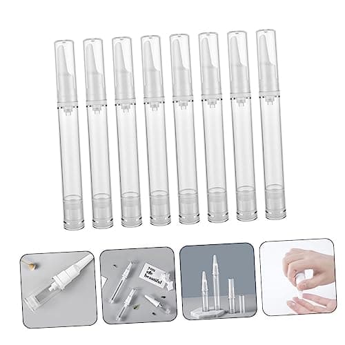 Ipetboom 8 Pack 15ml Plastic Airless Pump Eye Cream Bottles, Refillable Vacuum Containers for Moisturisers and Creams, Portable Cosmetic Dispensers for Travel — view 5
