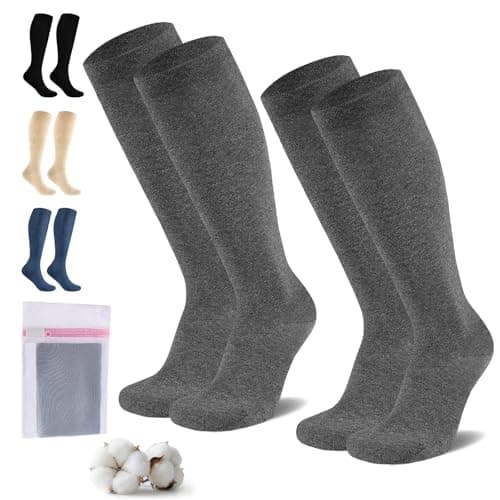 Niofind Compression Socks for Women & Men, 15–20mmHg, Knee High