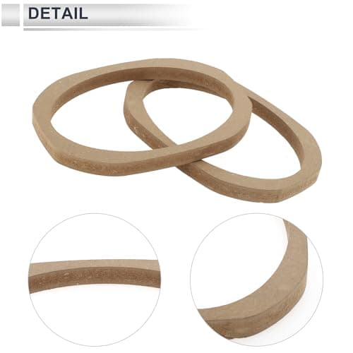 RATCHROLL 2 Pcs Universal Speaker Spacer Ring Adapter Waterproof for 6"x9" — view 6