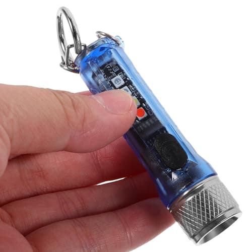 Kichvoe Rechargeable Small LED Flashlight with Magnetic Base and 500mah Battery, Portable Pocket Travel Torch for Hiking and Outdoor Camping, Compact Abs and Stainless Steel Design — view 4