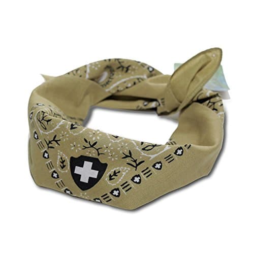 Insect Shield Bug and Insect Repellant Bandana, Olive, One Size — view 4