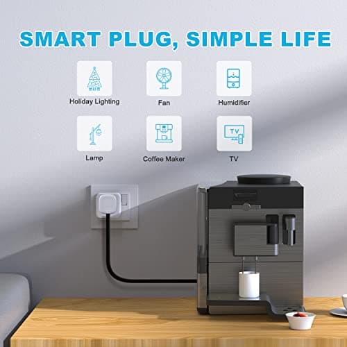 EIGHTREE Smart Plug with Energy Monitoring, 2.4 GHz Only WiFi Plug 2-Pack — view 2