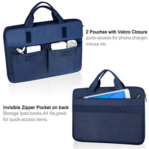 LANDICI Laptop Bag Case 17 17.3 Inch, Waterproof Computer Sleeve Cover — view 6