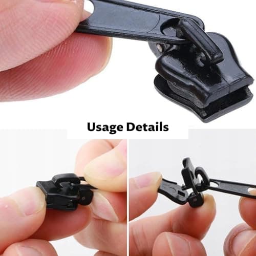 18-Piece Zip Repair Kit with Replacement Zipper Pulls for Jackets Bags Luggage and Everyday Clothing Maintenance — view 3