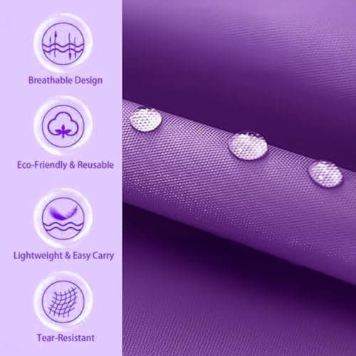 YuanVellora Kids Poncho Waterproof, 2 Pack 0.18mm EVA Raincoats with Hood — view 4