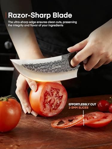 D.Perlla Chef Knife Set 3pcs Sharp Kitchen Knives Set High Carbon Stainless Steel Kitchen Knives for Outdoor Camping with Gift Box — view 3