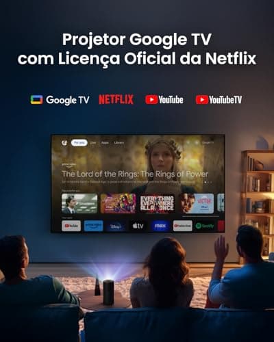 NEBULA Capsule 3 1080p Mini Projector, Smart 200 ANSI-Lumen Portable Projector with Official Google TV, Built-In Netflix, Dolby Digital, 120-Inch Picture, Built-In Battery with 2.5 Hours of Playtime — view 2