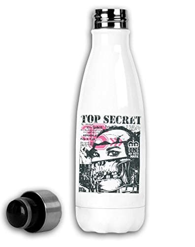 Top Secret Skull Pop Art Thermal Travel Flask 350ml