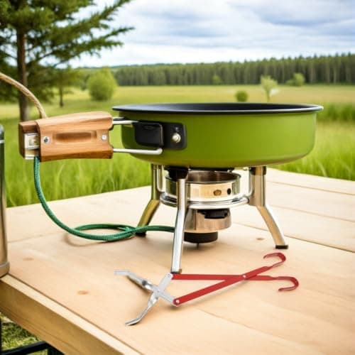 Ciieeo Stainless Steel Charcoal Clip Barbecue Tong, Long-Handled Fire Tong for Outdoor Fire Pit, Easy-Control Firewood and Charcoal Positioning — view 6