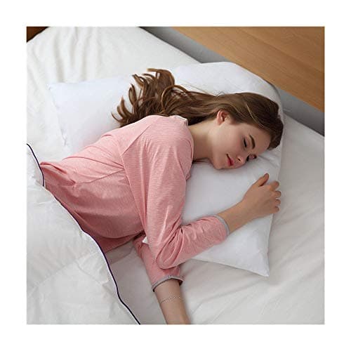 Slumber Nights V Shaped Pillow Back Neck Shoulder Support Polycotton Large Soft Hollowfibre (1 piece) — view 2