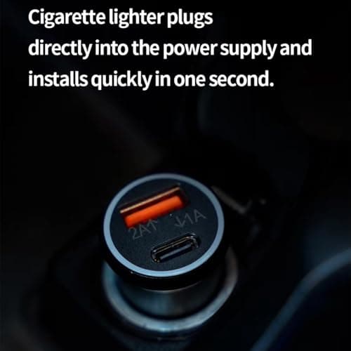 Goshyda GPS Tracker for Vehicles, Real Time Tracking, Plug and Play Cigarette Lighter Adapter, Anti Theft Locator for Cars, USB and Type C Dual Fast Charging — view 3