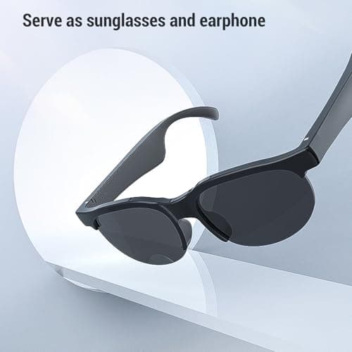 SENECESLI Ai Translator Glasses, Translator Smart Glasses, Bluetooth Sunglasses, Supports 140 Languages for Traveling, Call & Music — view 3