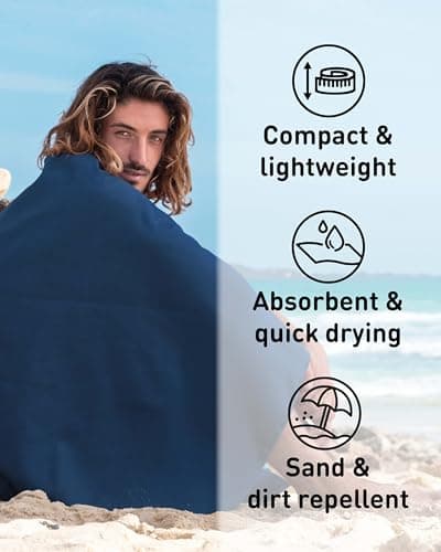 Fit-Flip Microfibre Towel - Compact, Ultra lightweight & Quick dry — view 2