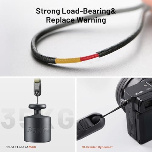 PGYTECH Camera Wrist Strap Air, Adjustable Quick Release Camera Hand Strap Compatible for DSLR or Mirrorless Camera, Earth Brown — view 4