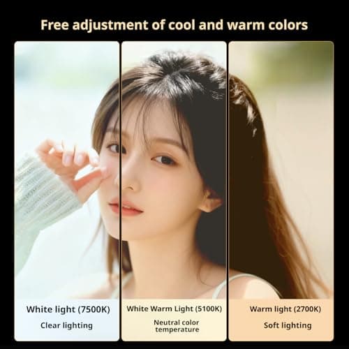 Backlight Lamp Compatible with DJI Action Camera, Magnetic Quick-Release, 1100mAh, 3 Color Modes, 5-Level Brightness, Portable Fill Light for Vlogging & Photography (Rose Gold - Go Ultra) — view 4