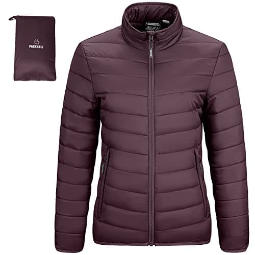 Outdoor Ventures Women's Packable Puffer Jacket Lightweight Quilted Jacket