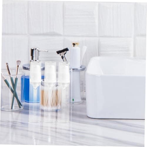 8 Pack 10ml as PP Airless Cream Dispenser Bottles White — view 4