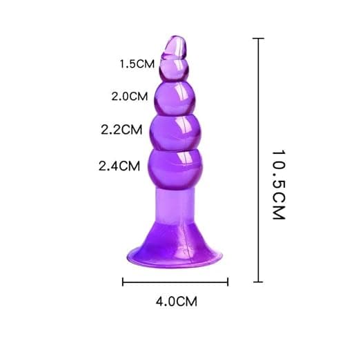 7-Pack Purple Soft Elastic Silicone Hip Trainer — view 3