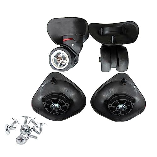 yanwuwa 1 Pair A08 Luggage for Case Replacement Spinner Wheel Suitcase Spare Mute Casters Wheel Repair Parts Left and Right — view 3
