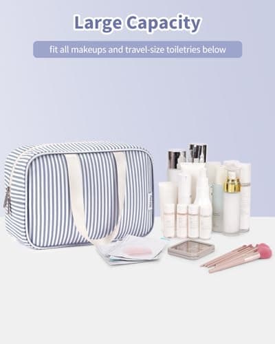 Narwey Large Toiletry Bags for Women,Travel Wash Bag Women for Toiletries — view 5