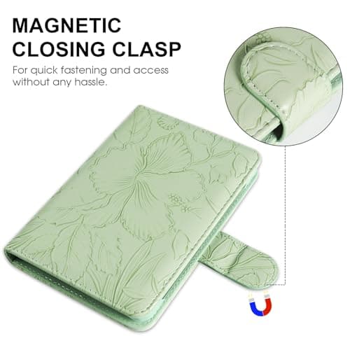 HoYiXi Universal Case For 6 inch eReader,Compatible with Kindle/Kobo Clara HD/Kobo Clara 2E/Paperwhite/PocketBook/Tolino eReader,with HandStrap/Kickstand, Cover Case for 6'' eReaders,Green — view 3
