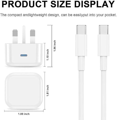 Budi - 20W USB-C PD Home Charger + USB-C PD 65W Fast Charge Data Cable - Mini Design — view 4