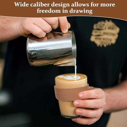 Zimoer 340ML Reusable Tempered Glass Coffee Cup with Lid, Heat Resistant Travel Coffee Mug with Cork Sleeve, Glass Mug with Leakproof Lid, for Unisex Eco-Friendly Travel Home Office — view 6