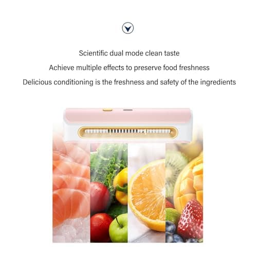Sxhlseller Rechargeable Fridge Deodorizer with Dual Modes | Odor for Refrigerator Freezer, USB-C Portable Air Freshener, Frost Protection for Home Kitchen — view 3