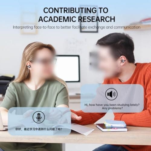 Clip-On Translator Device for Travel 144 Languages(Black) — view 6