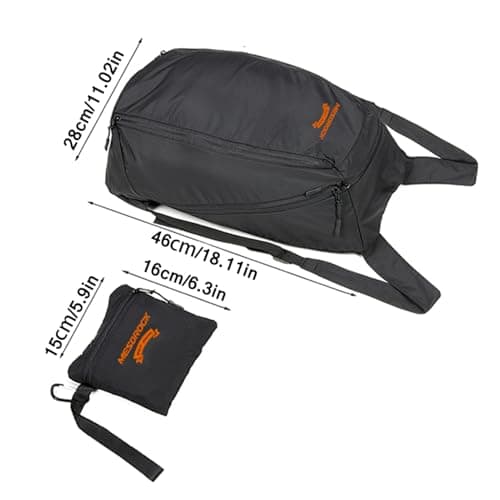 Motorcycle Backpacks for Men, Large Computer Travel and Book Bag, Motorbike Storage Backpack for Camping, Cycling, Traveling and Outdoor Adventures — view 5