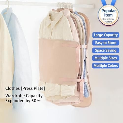 Space Saving Travel Packing Solution Compression Bag, Mint blue L — view 3