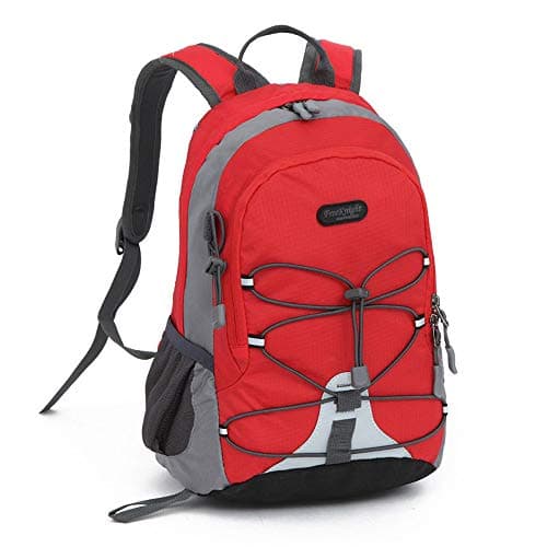 Bseash 10L Small Hiking Backpack for Kids Ages 3-6 Girls Boys Under 4 feet, Mini Waterproof Outdoor Sport Travel Camping Daypack (Red)