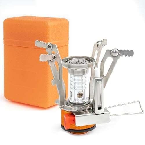 ASSRECT Camping Gas Stove 3000W, Portable Windproof Burner for Backpacking