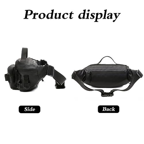 Fishing Tackle Bag Fanny Pack,Waterproof Fishing Tool Waist Bag with Adjustable Waist Strap for Fishing Hiking Running — view 5