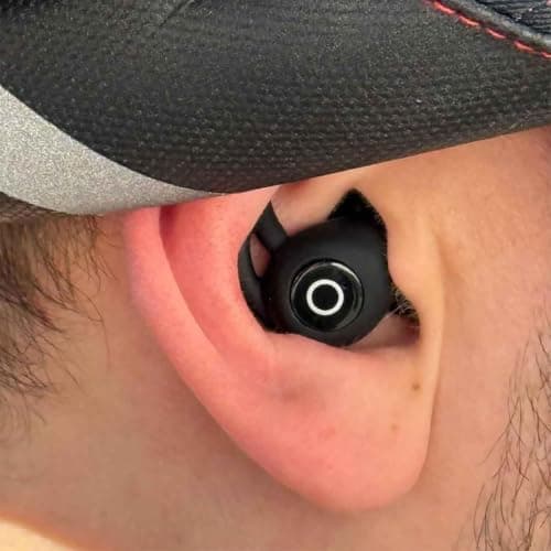 Bluetooth Mot Earbuds, Motrcycle Helmet Bluetooth Earbuds Wireless, Ipx7 Bluetooths Earphones Noise Cancelling Extra-Long Battery Life for Cycling Motrbike Riding (Black) — view 6