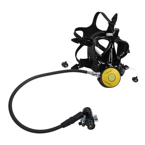 ASHATA Portable Lung Tank with Camera Mount Diving Goggle, 1L Scuba Cylinder for Easy Recording Underwater Adventures (Black) — view 2