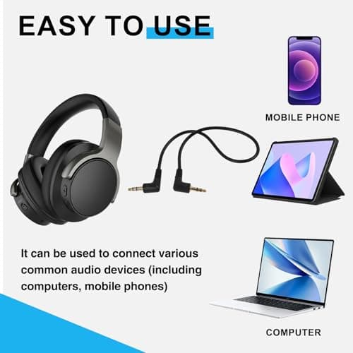 2PCS Short 3.5mm Right Angle Cable, 90 Degree Mini Jack to Mini Jack Cable 0.3m, Gold-Plated 3.5 Male to Male Lead for Headphones, Car Stereo, Speaker, Audio Cables for Quality Sound Connection — view 4