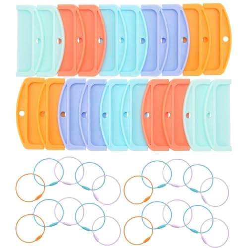 Card Holder Rings and Tabs Anti-Loss Easy Categorization Organizer
