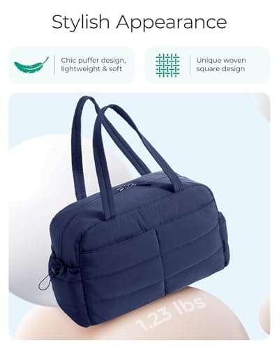 BAGSMART 31L Travel Gym Duffle & Wet Pocket, Weekend Overnight Carry on Bag — view 6