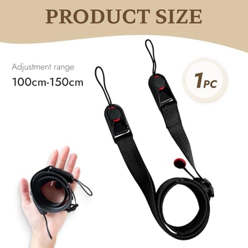 CanQuanSWZX Camera Strap Quick Release Camera Straps with Comfortable Rope Design, Soft Camera Shoulder and Neck Strap for Crossbody Carry, Lightweight Strap for Cameras with Quick Attachment — view 2