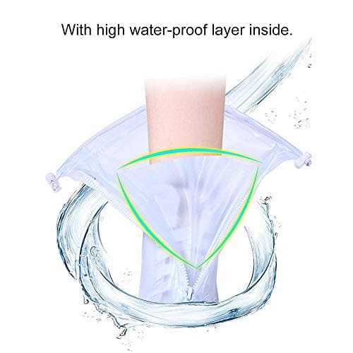 Waterproof Shoe Covers Clear PVC Zip Overshoes Reusable Travel — view 3