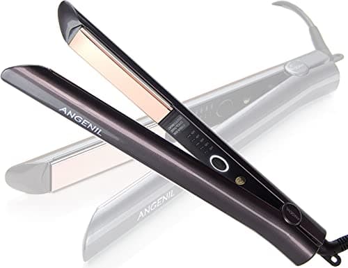 ANGENIL Professional Hair Straightener 5 Temp Adjustable, 30S Fast Heating — view 6