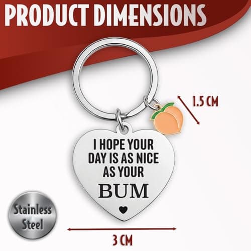 SC Products Funny Keyrings Novelty Gifts for Women Birthday Present for Her — view 5