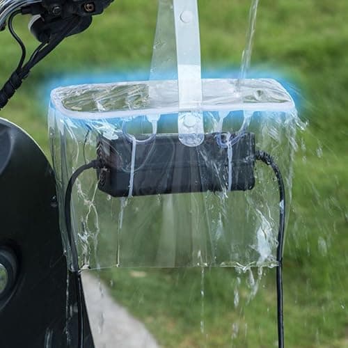 Electric Scooter Plug Cover Portable Hangable Battery Bag — view 2