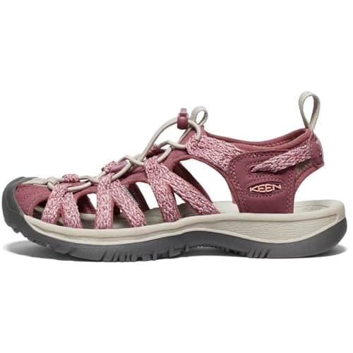 KEEN Women's Whisper Closed Toe Sport Sandals, Rose Brown/Peach Parfait, 8.5 — view 3