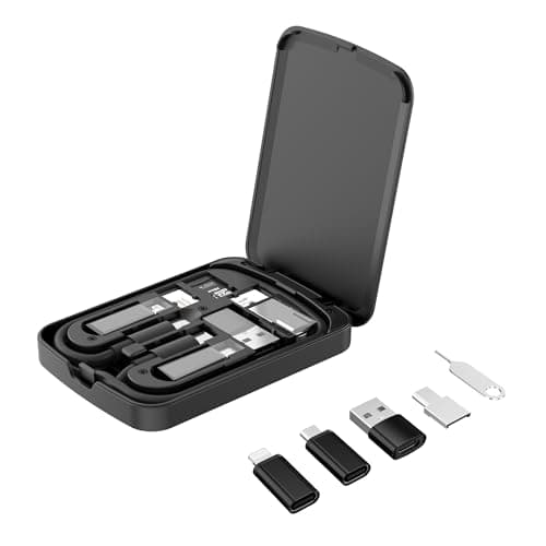 KIWIFOTOS Multi-Function Data Cable Kit Multi-Type Charging Cable Convertor