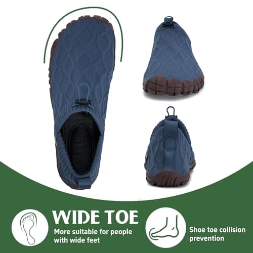 WateLves Barefoot Water Shoes Women Men Minimalist Comfortable Walking Shoes Beach Outdoor Running Sneakers Malad Blue, EU 39 — view 4