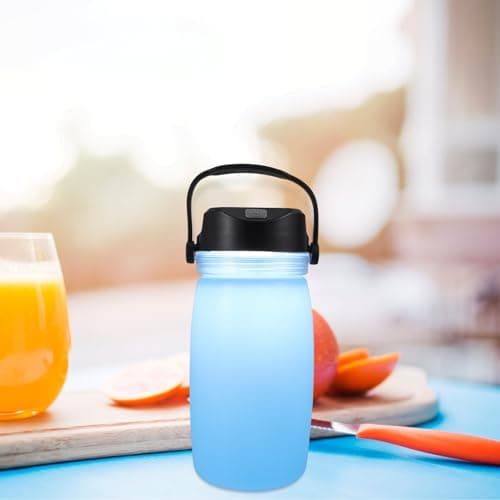 TOYANDONA Solar Kettle Portable Heating Cup USB Rechargeable 730ml Abs Food Grade Silicone Lightweight Night Light Lamp for Travel Camping Outdoor Adventures — view 4