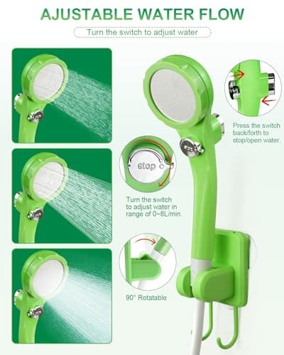 AUTOPkio Portable Outdoor Shower, Upgraded Camp Shower with Pump & 4500mAh — view 4